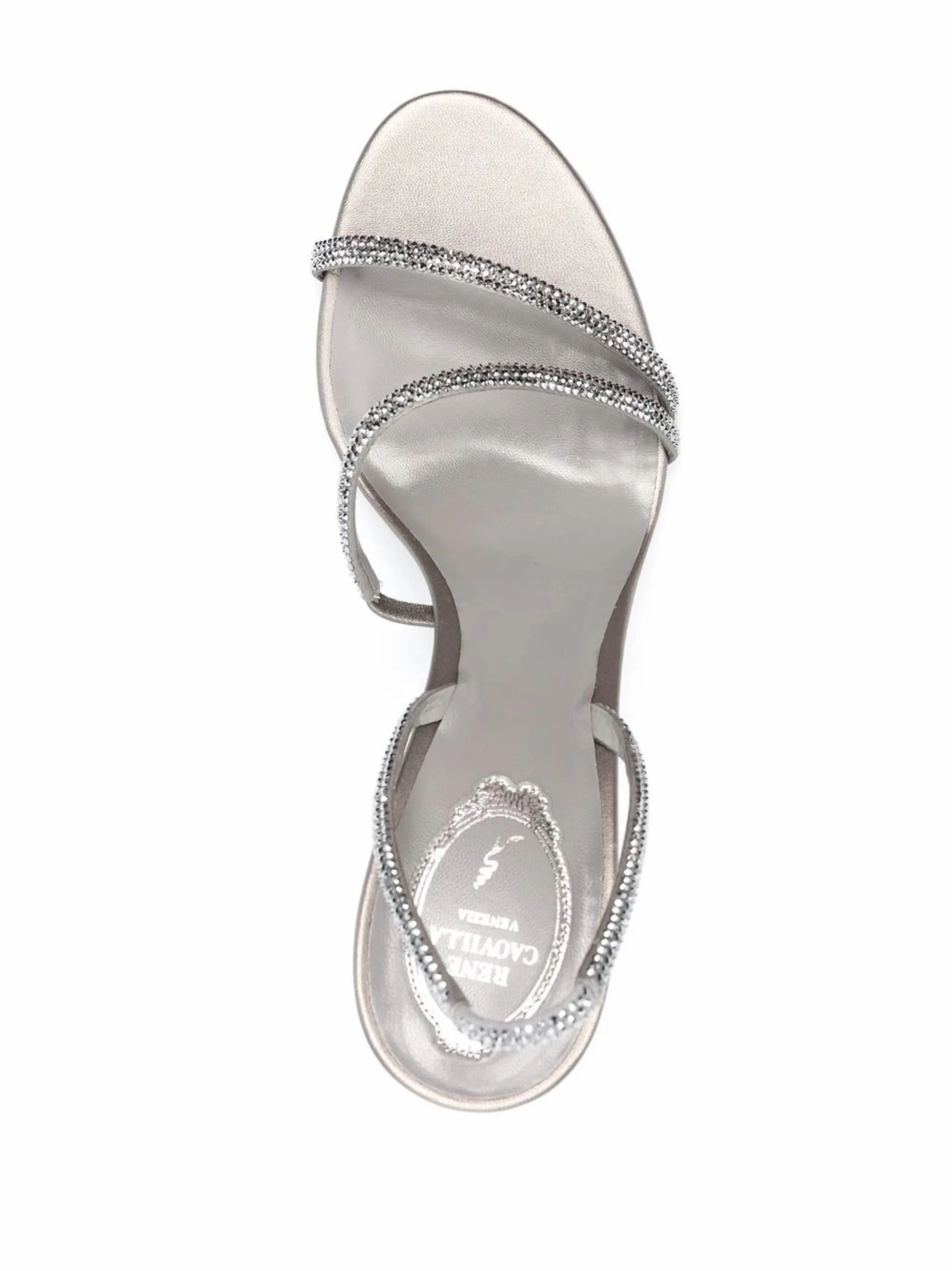 115mm crystal-embellished sandals Hotel Reviews