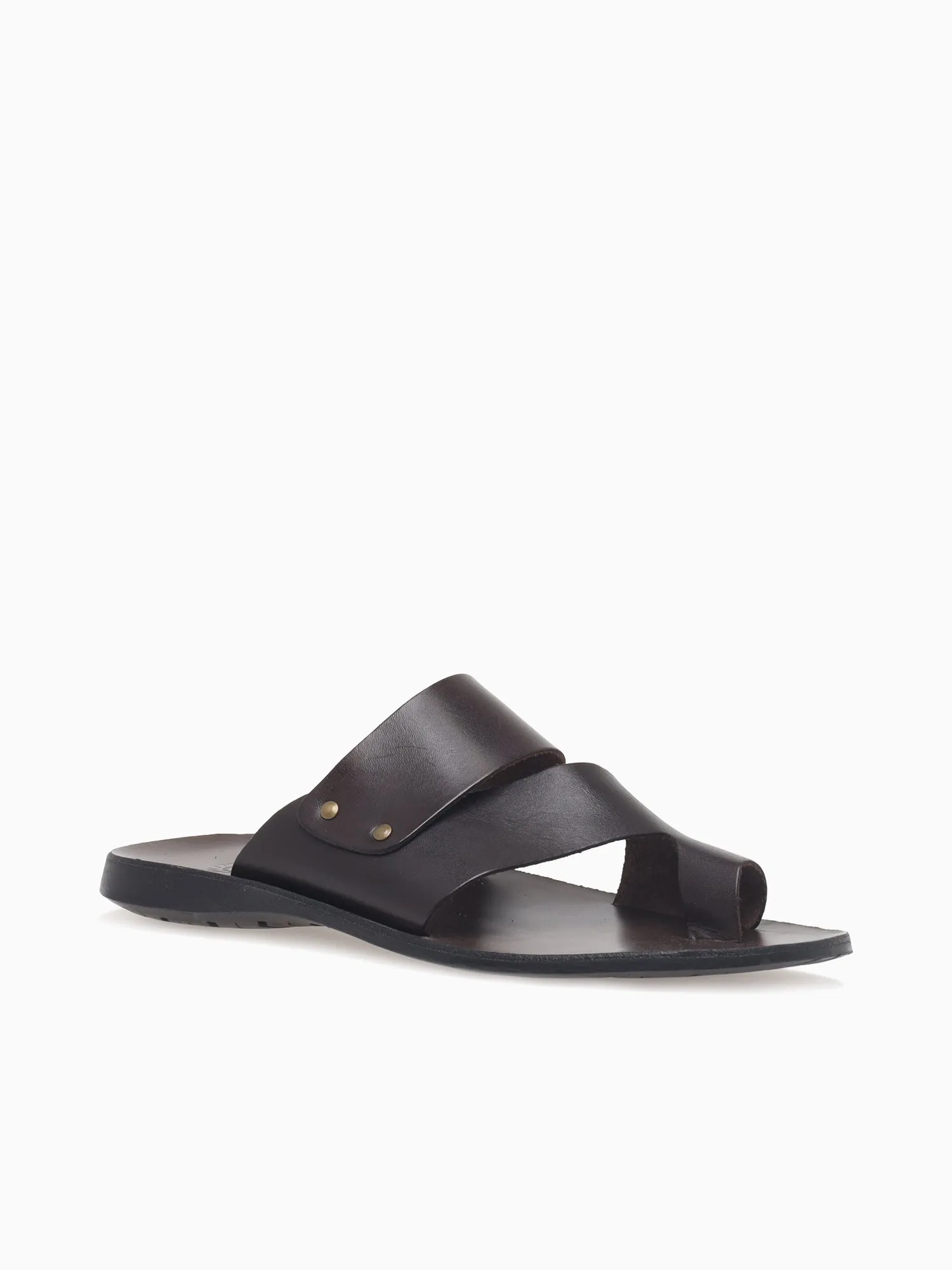 Oofos Slide Sandals 1173 T.moro Vachetta