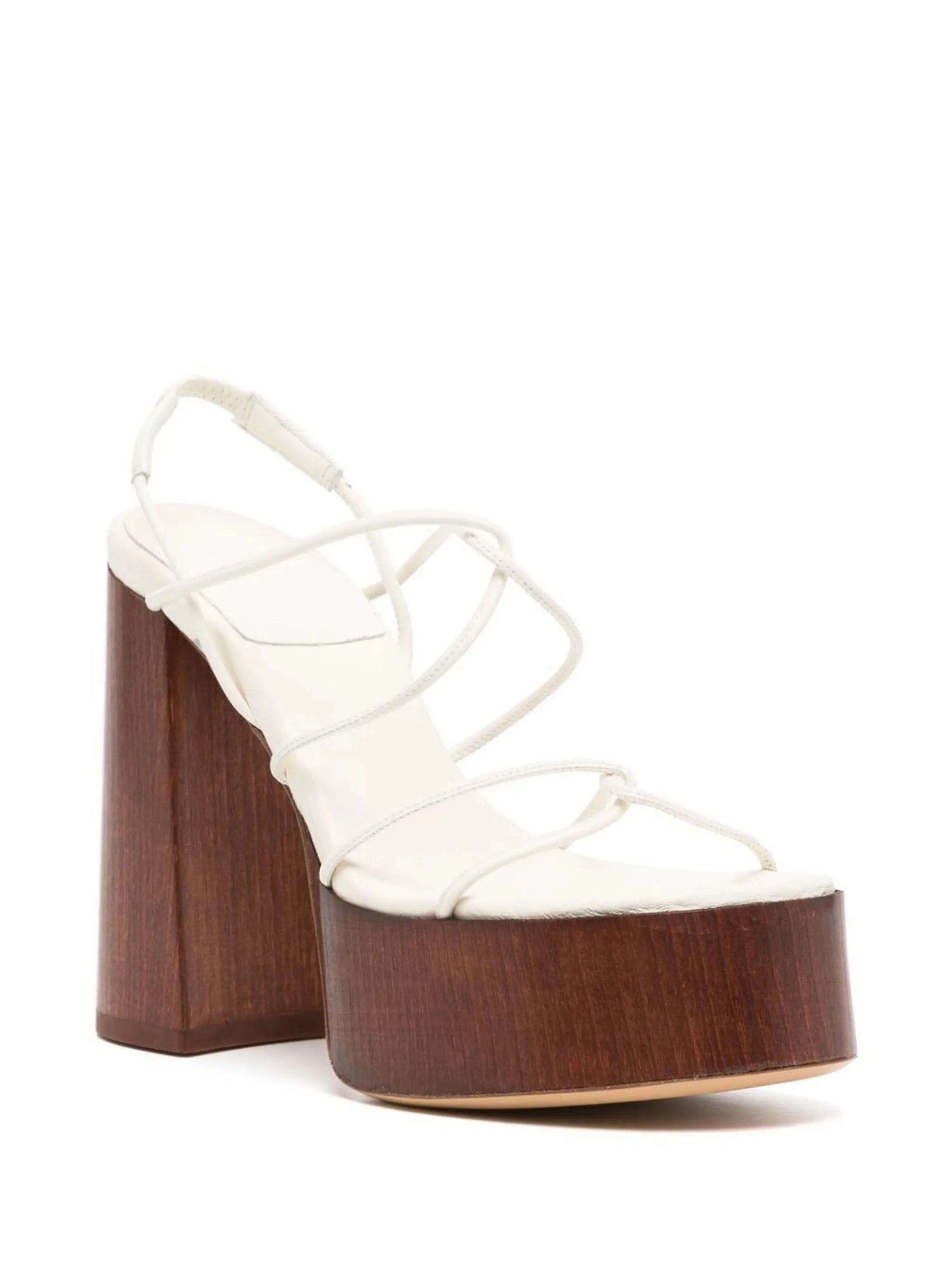 120mm platform strappy sandals Asics Sandals