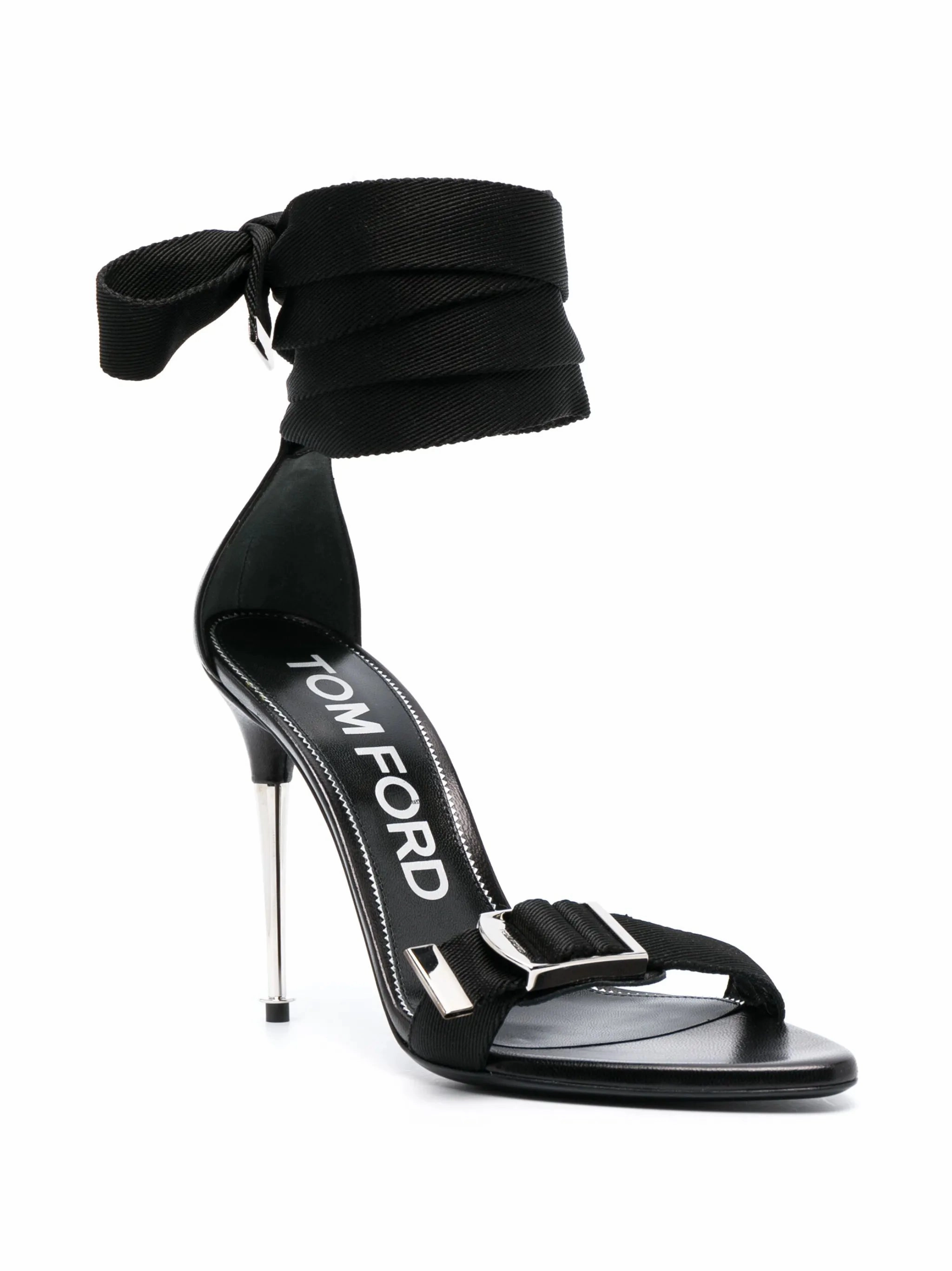 125mm tie-ankle sandals Sandals Shoe Dept