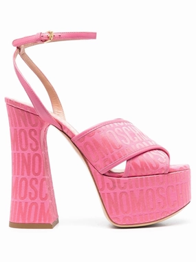 Dressy Orthopedic Sandals 145mm logo-print platform sandals