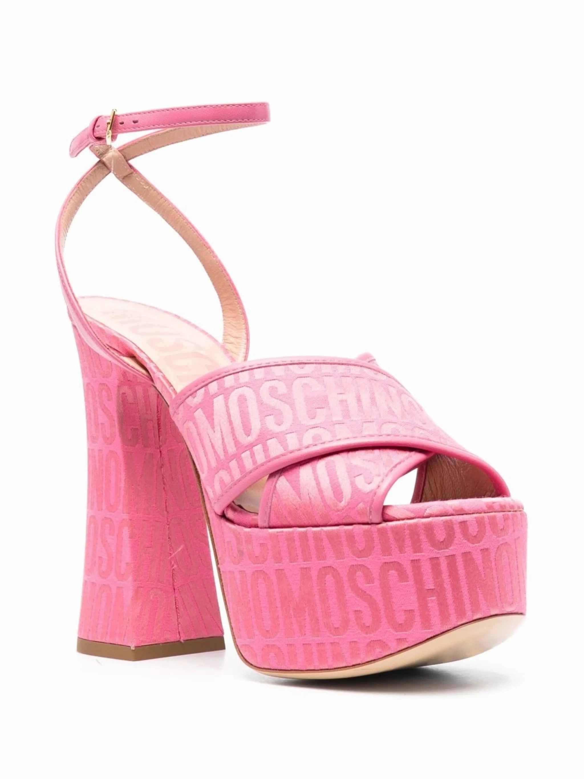 145mm logo-print platform sandals Sandals Hotel Grenada