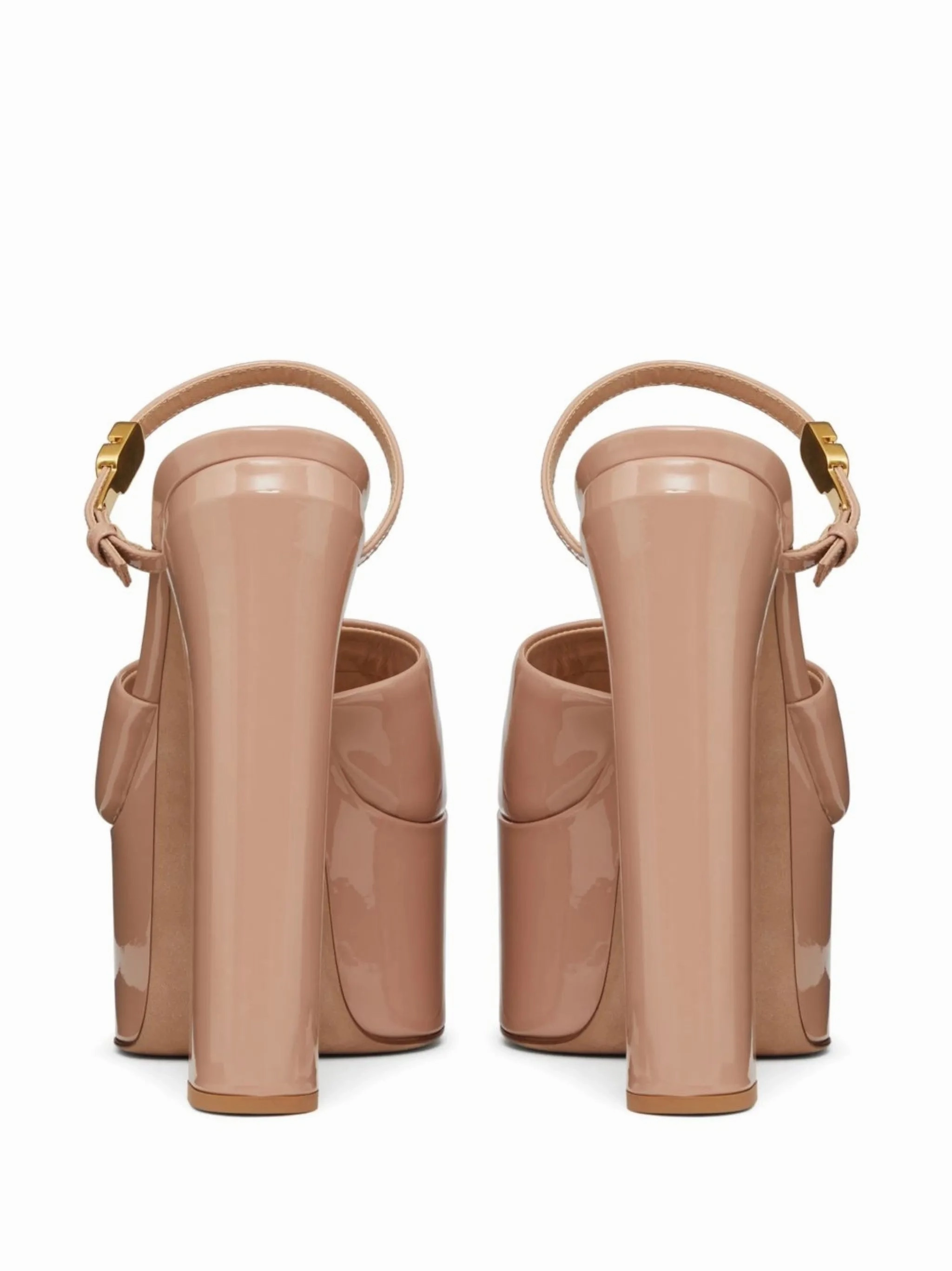 Goldenglow Sandals 155mm Tan-Go platform sandals