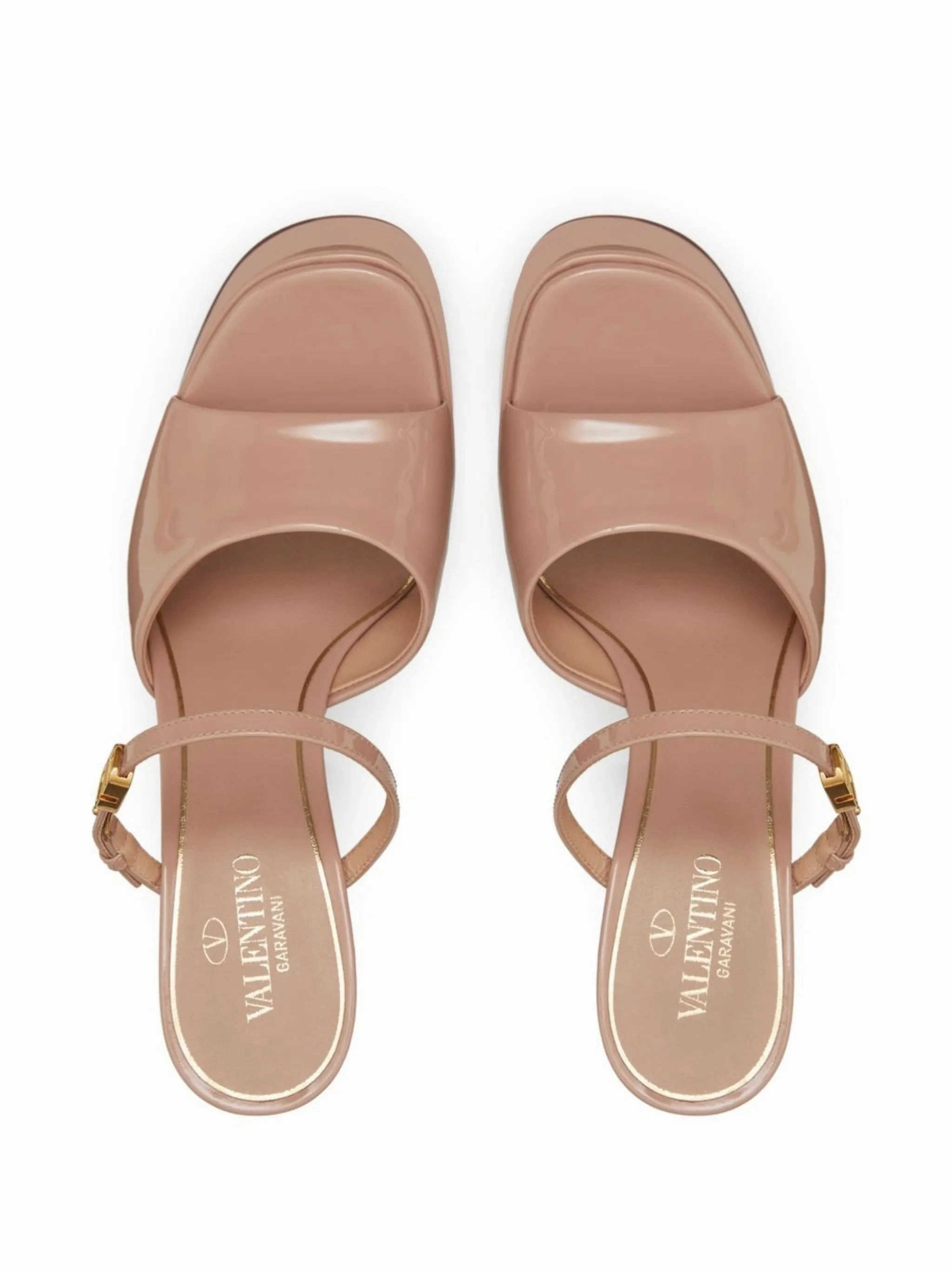 155mm Tan-Go platform sandals Wooden Wedge Sandals