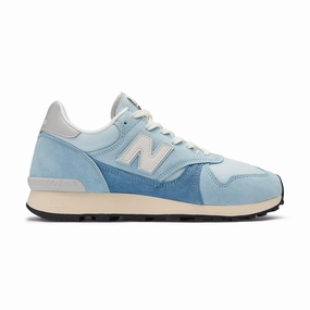 New Balance 327 Reflection White 475 'Quarry Blue'
