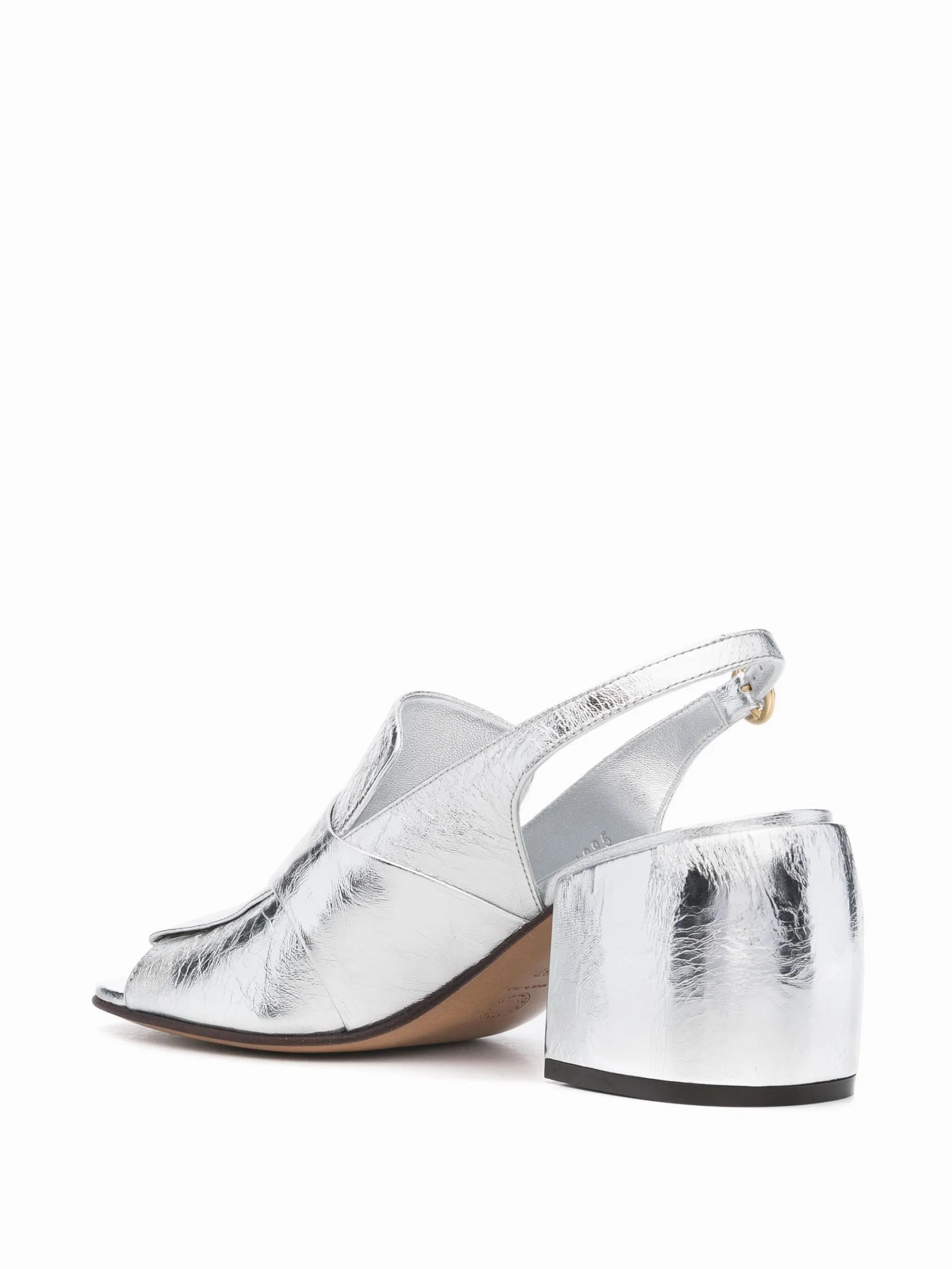 70mm metallic leather sandals Sandals With High Arch Support