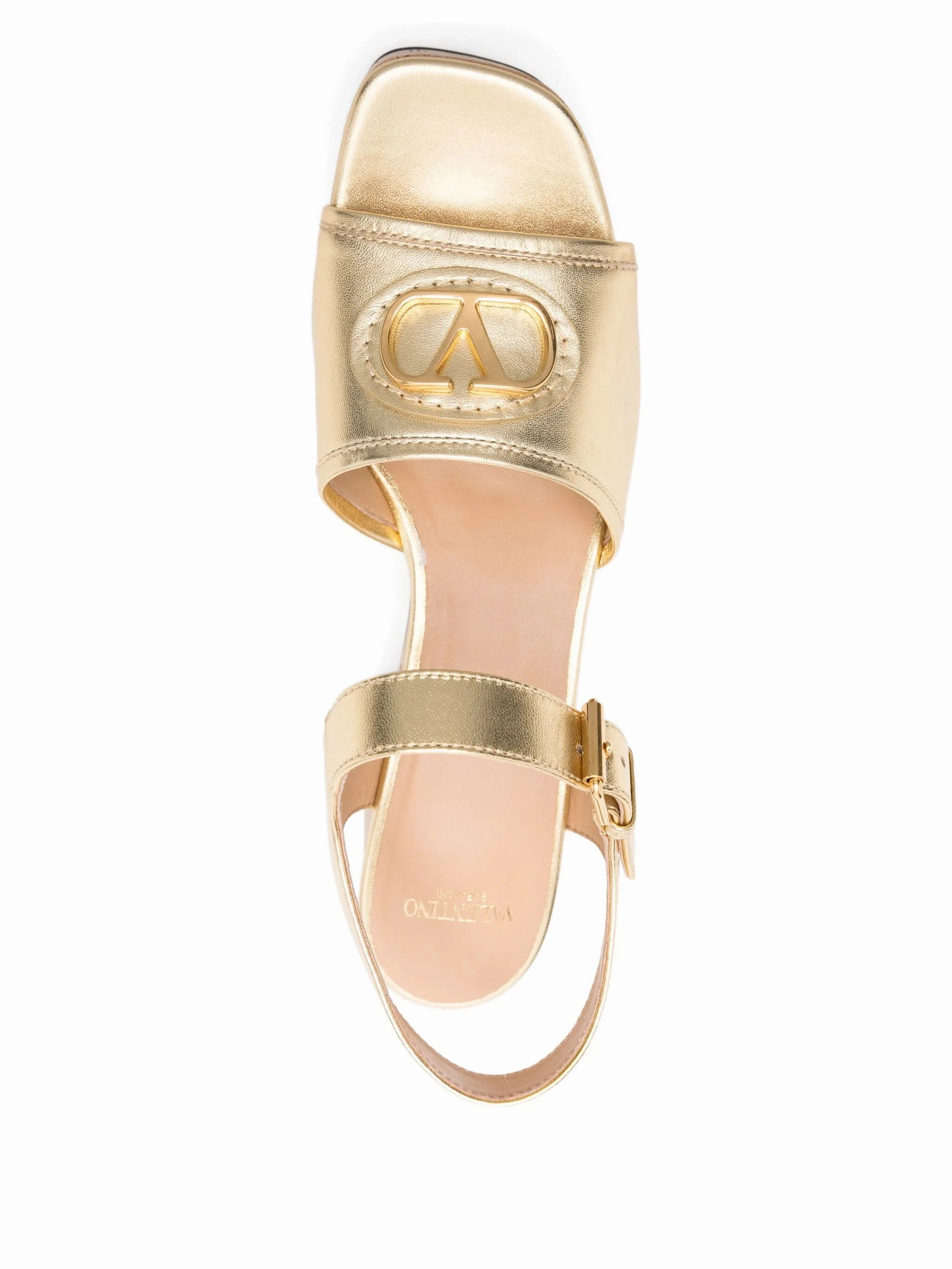 Sandals For Comfort Walking 80mm Vlogo heeled sandals