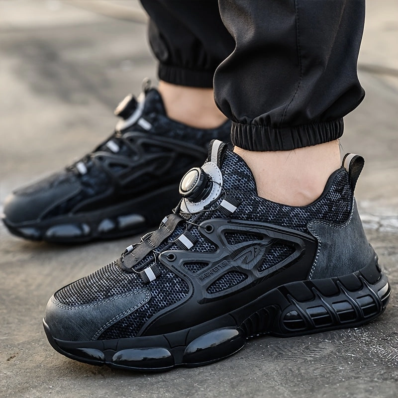 [Steel Toe Safety Boots] Stylish Steel Toe Safety Boots - Breathable, Non-Slip, Puncture Protection for Outdoor, Running & Casual Wear Boots Made In England