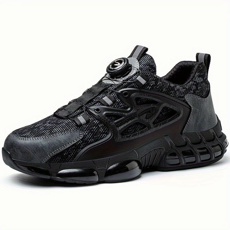 [Steel Toe Safety Boots] Stylish Steel Toe Safety Boots - Breathable, Non-Slip, Puncture Protection for Outdoor, Running & Casual Wear Boots Outlet