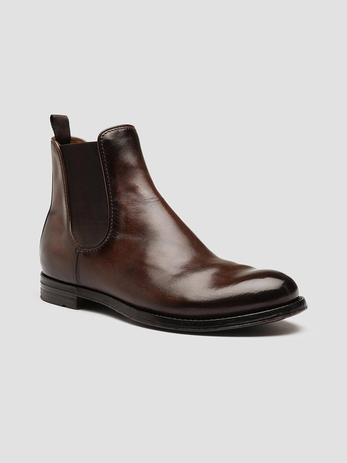 ANATOMIA 083 - Brown Leather Chelsea Boots Otb Boots