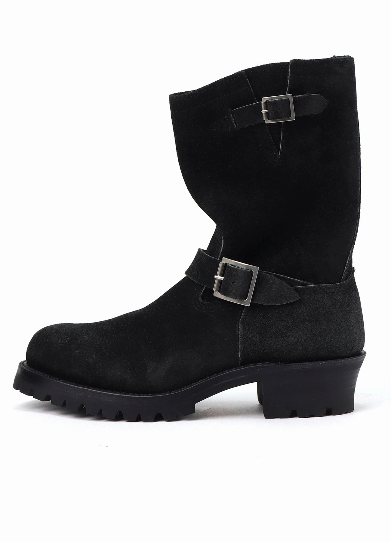 Leg Warmers In Boots Y's for men  MASSESVELOUR BLACK ENGINEER BOOTS