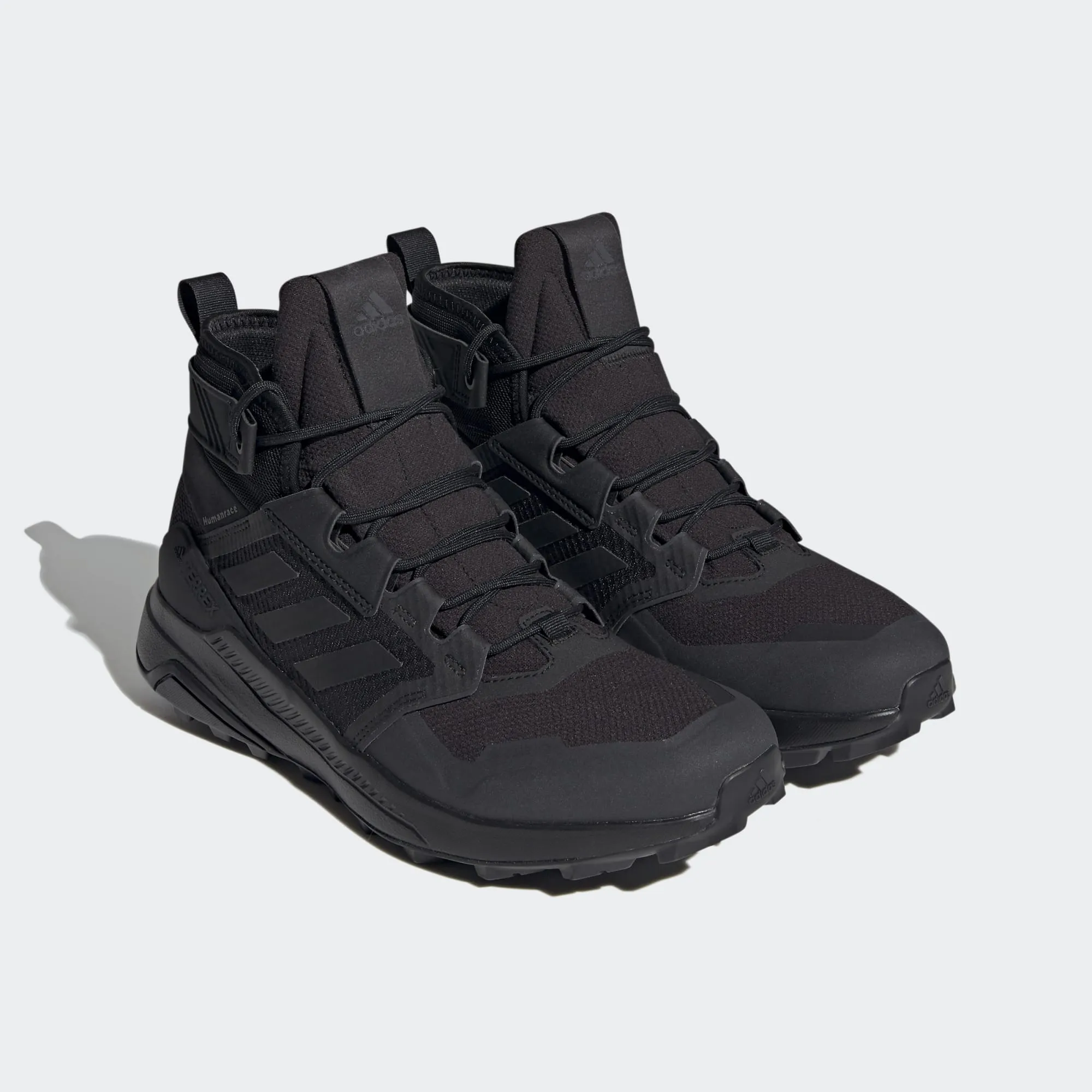 Adidas Pharrell x Terrex Trailmaker Mid GTX 'Triple Black' Terrex Skychaser Tech Gore-tex Hiking