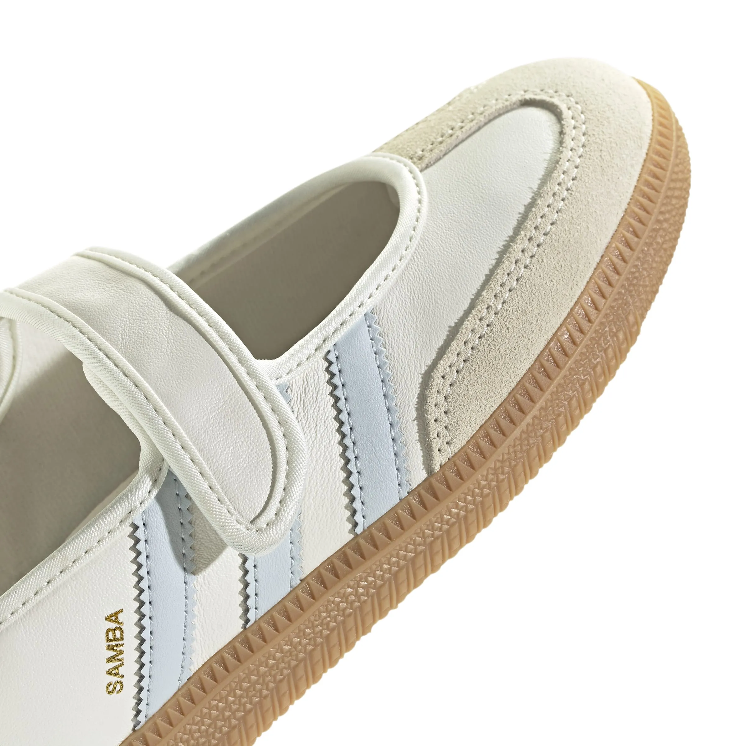 Wmns Samba Mary Jane 'Cloud White Halo Blue' Adidas Shoe Laces