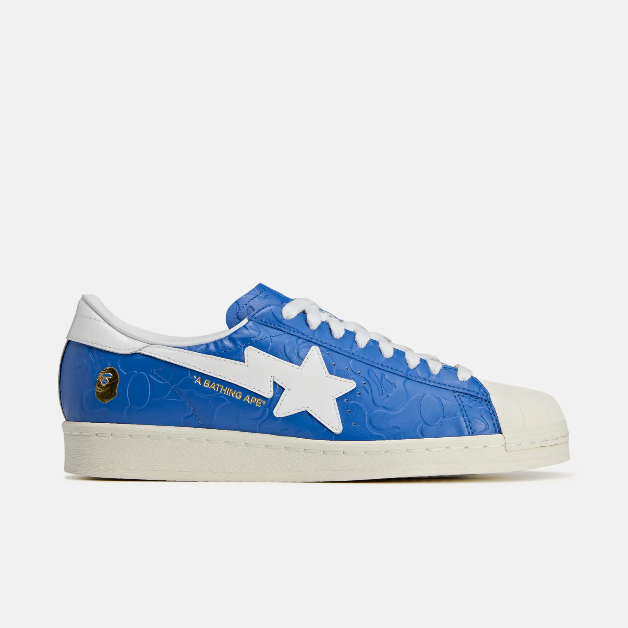 Adidas Samba Decon Shoes Adidas x BAPE Superstar Vintage Blue White