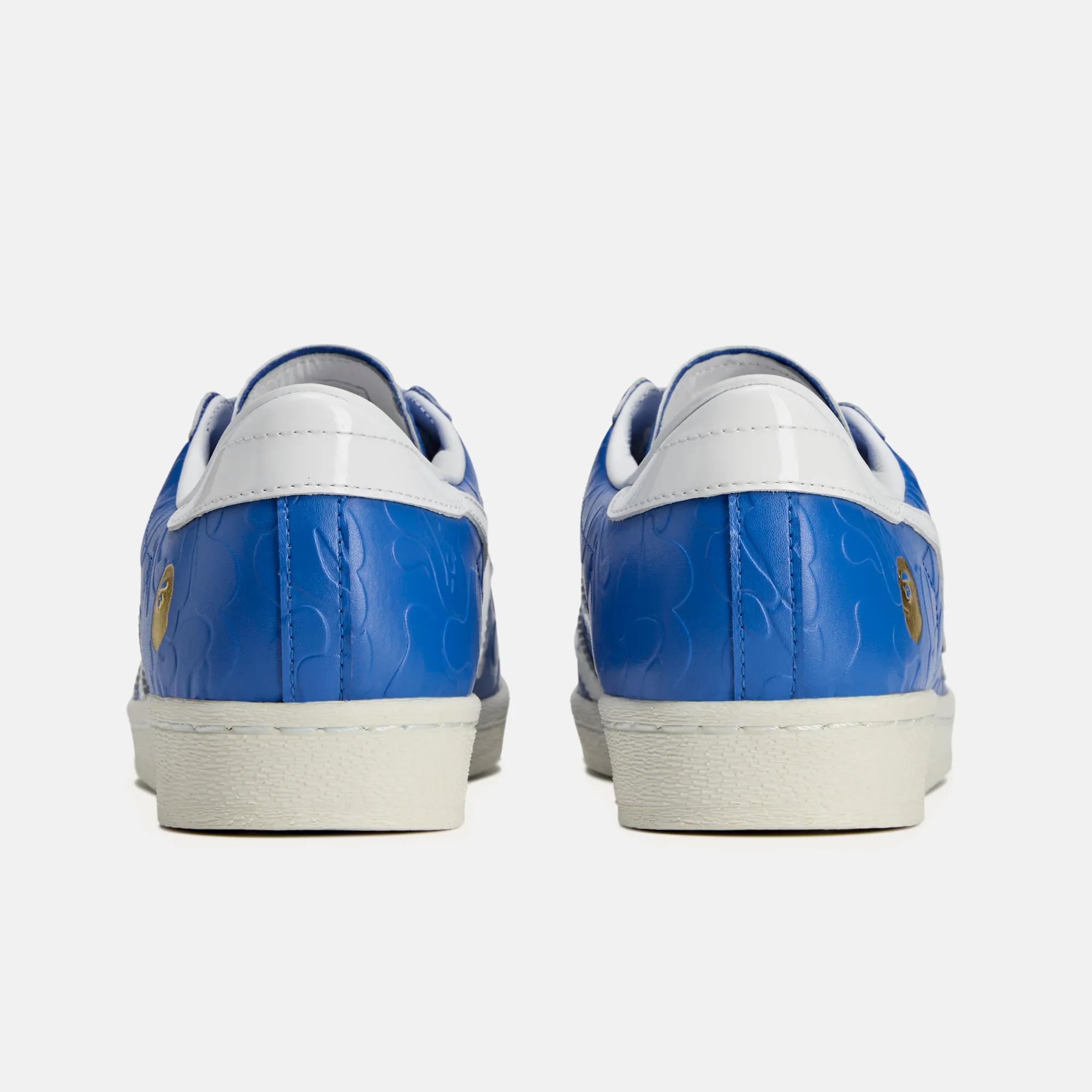 Adidas x BAPE Superstar Vintage Blue White Adidas Kickboxing Shoes