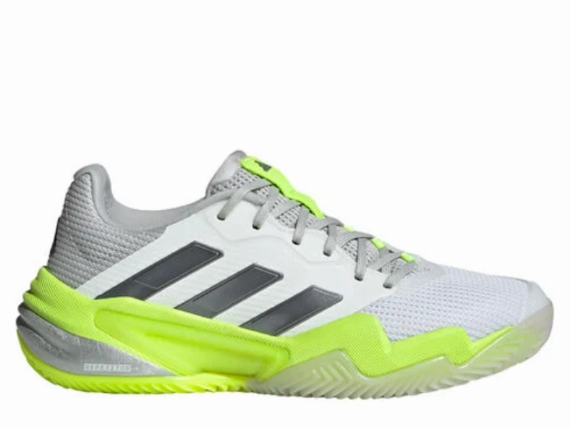 Kohls Tennis Shoes Adidas Barricade 13 Clay Ladies Tennis Shoe (White/Neon)