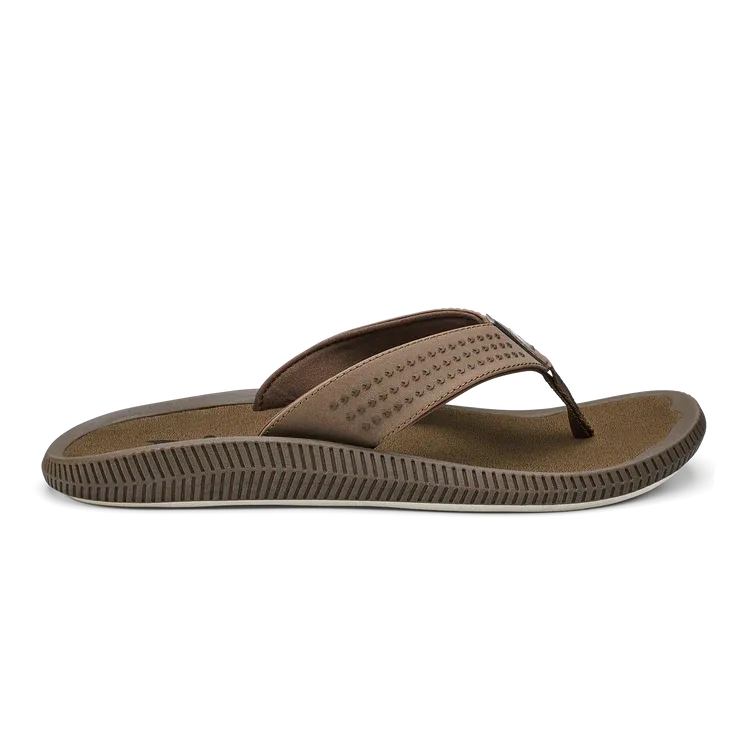 Olukai Men's Ulele Brown Xero Sandals