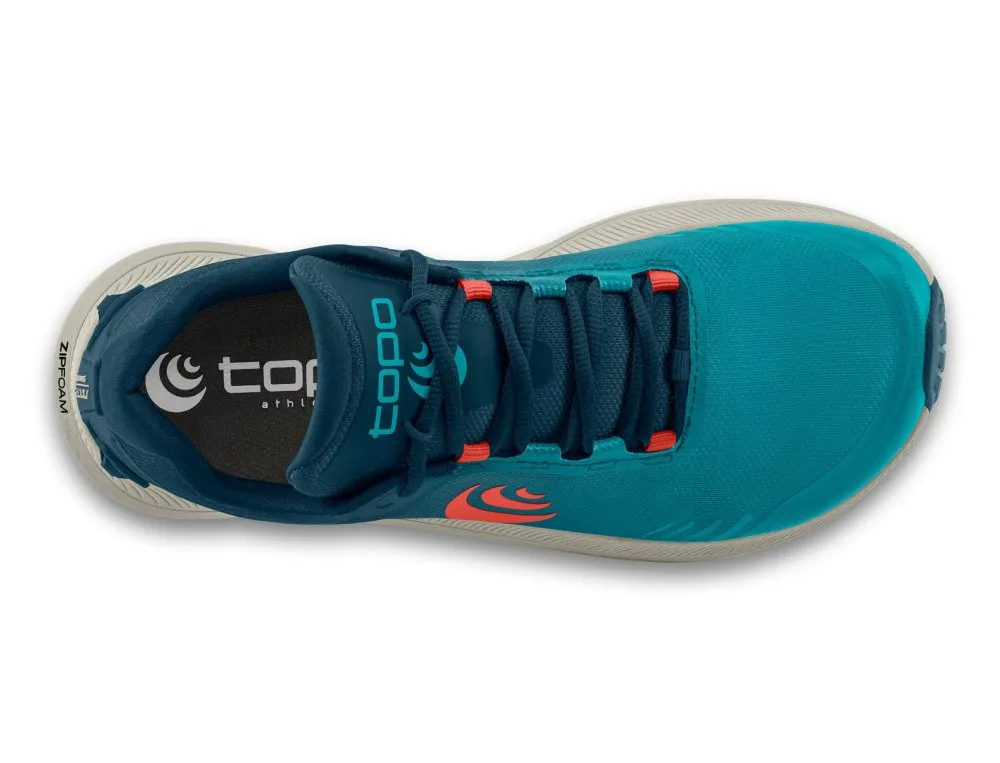 Topo Athletic Men's MT-5 - Blue/Red Best Low Profile Hiking Shoes