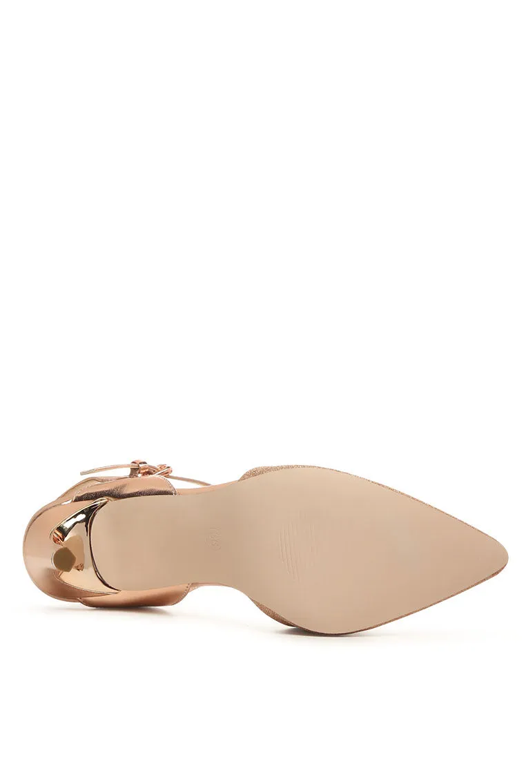 Leather Heeled Sandals sha ankle strap slingback stiletto heel sandals