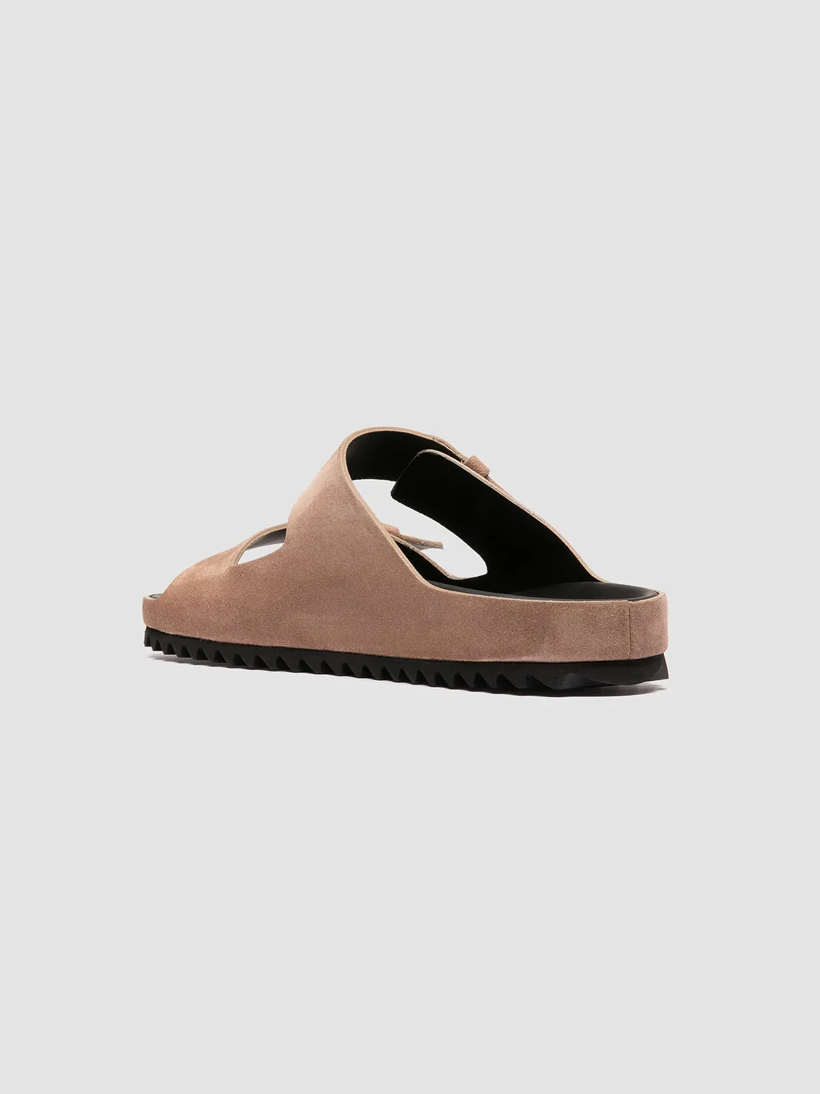 AGOR 010 - Taupe Suede Slide Sandals Hiking And Water Sandals