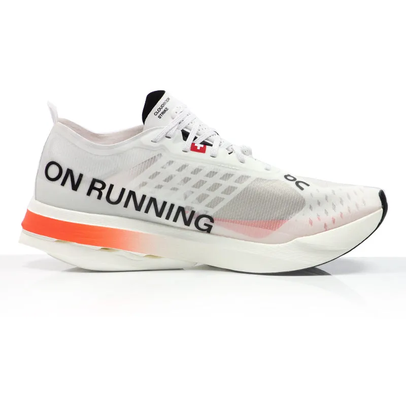 Trail Running Shoes For Distance On Cloudboom Strike Men's Running Shoe - White/Black