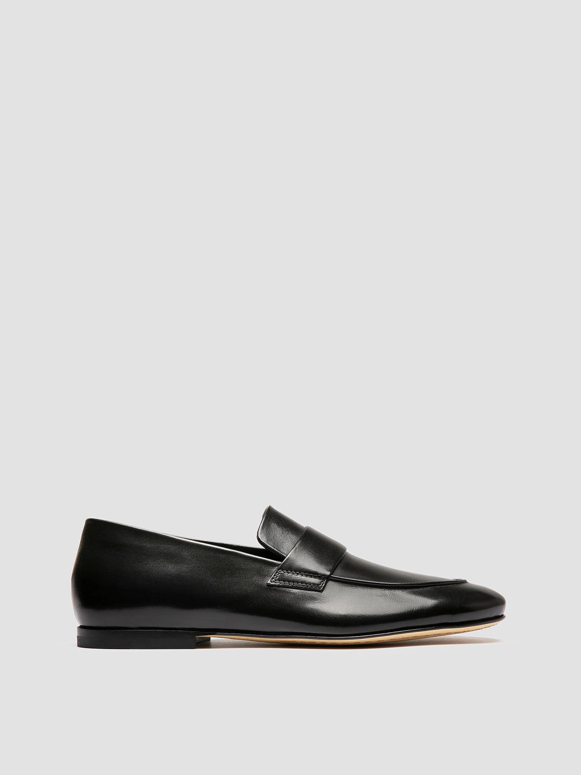 AIRTO 001 - Black Leather Penny Loafers Loafers Summer Walk