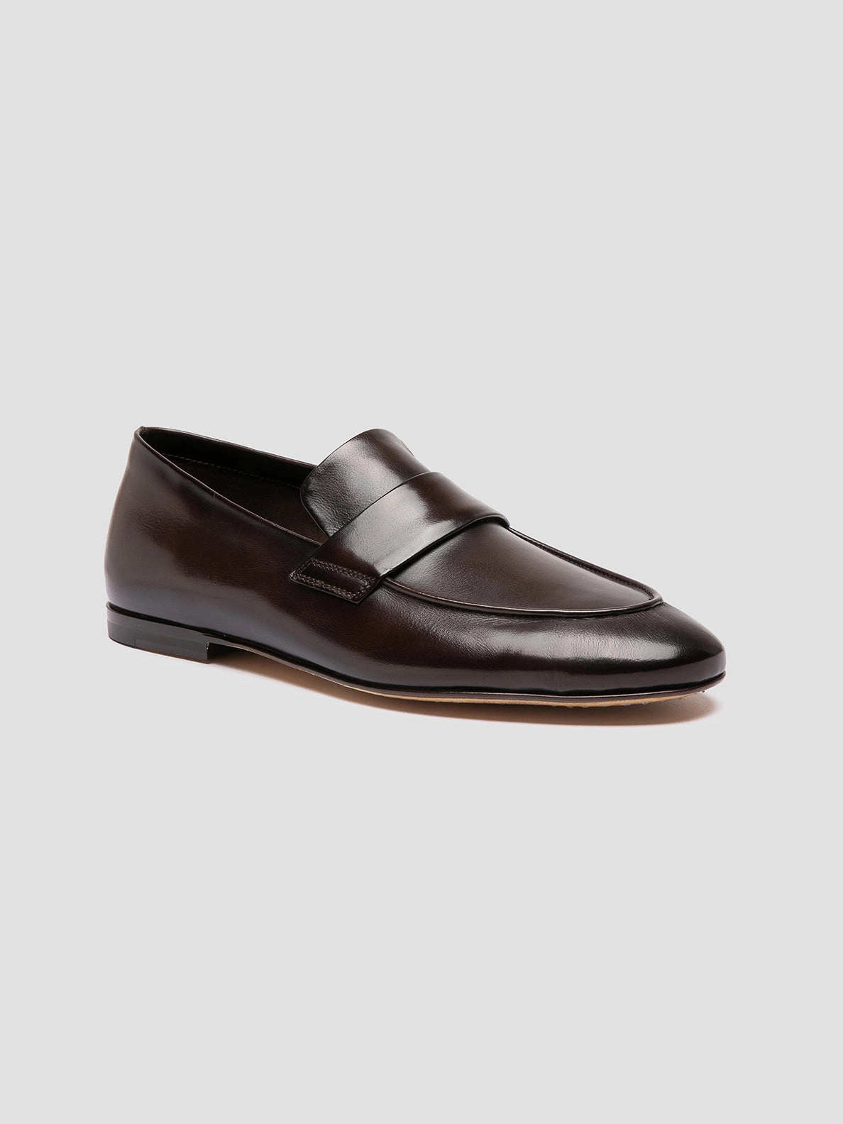 AIRTO 001 - Brown Leather Penny Loafers NULL