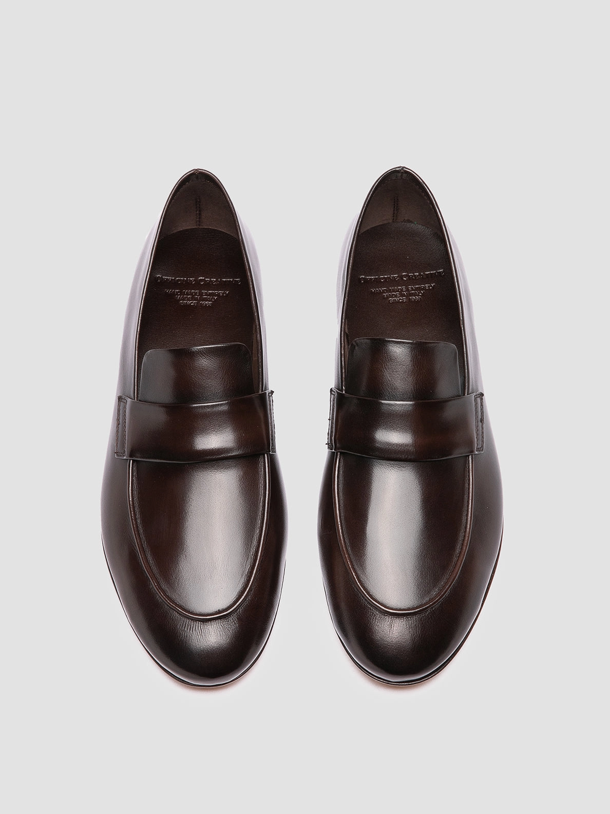 AIRTO 001 - Brown Leather Penny Loafers Officine Creative Loafers