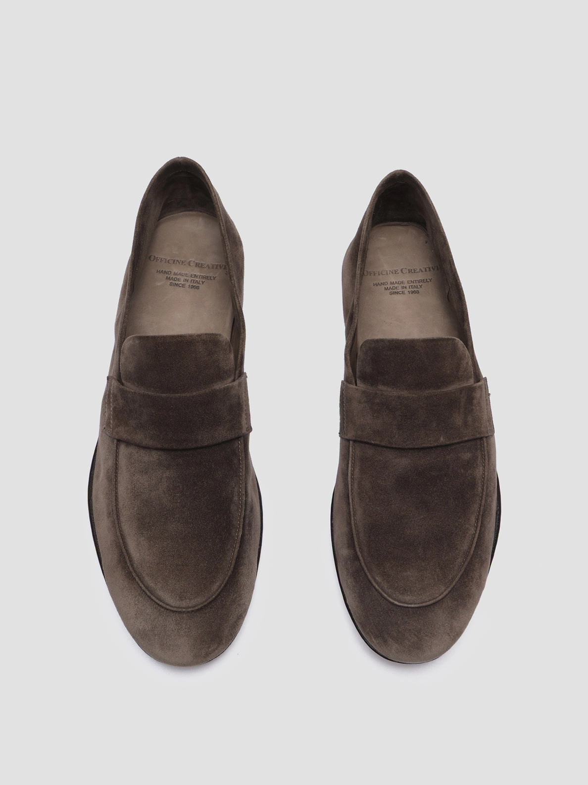 AIRTO 001 - Brown Suede Loafers Camel Toe Loafers