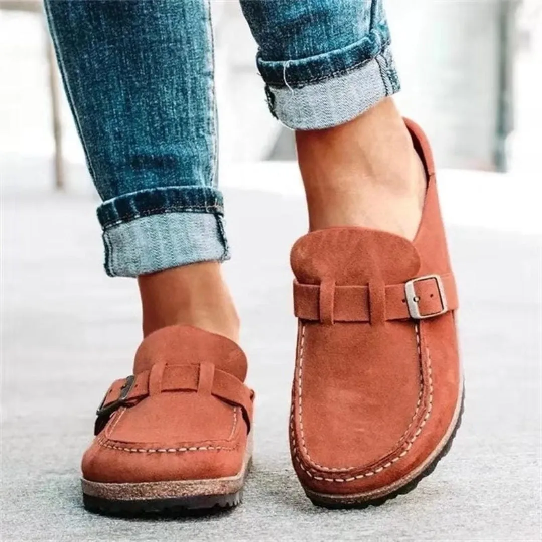 Alana Buckle Slip-On Mule