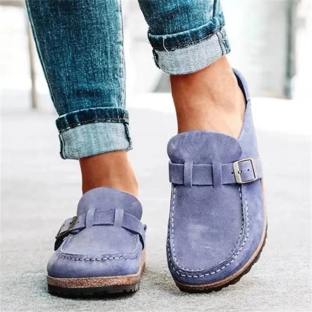 Alana Buckle Slip-On Mule