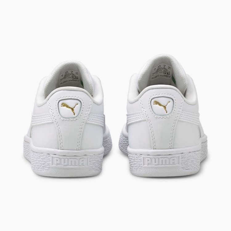 Puma Junior Basket Classic Xxi Big Kids' White Shoe Puma Shoes Evoknit