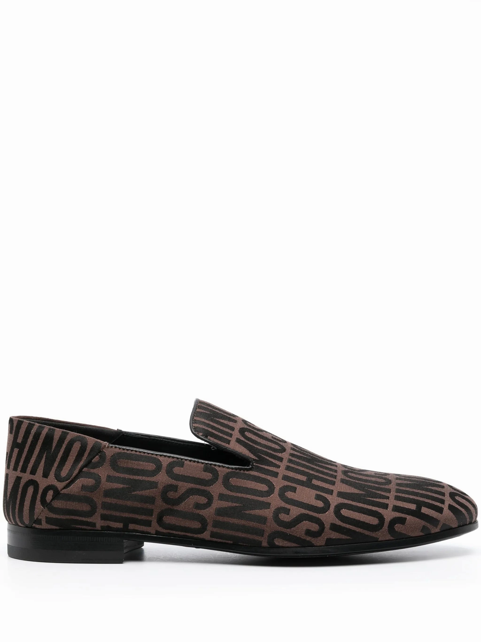 Classic Dan Loafers all-over logo-print loafers