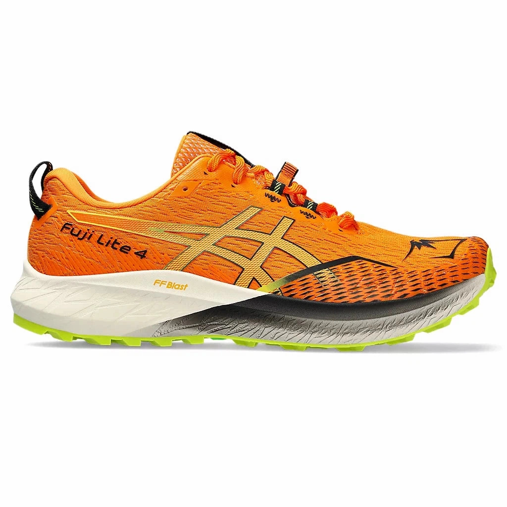 Best Place To Buy Running Shoes Men's Asics Fuji Lite 4 Bright Orange/Neon Lime