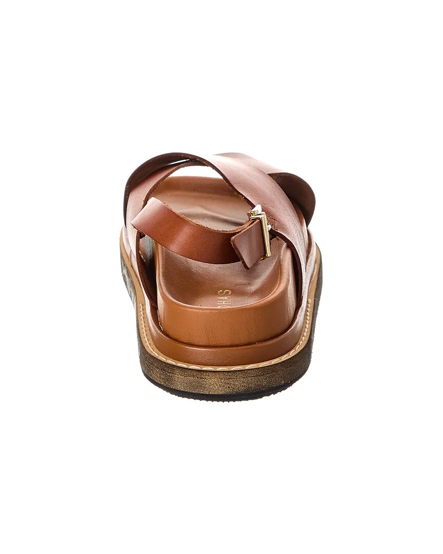 Skechers Cali Sandals ALOHAS Marshmallow Leather shoes