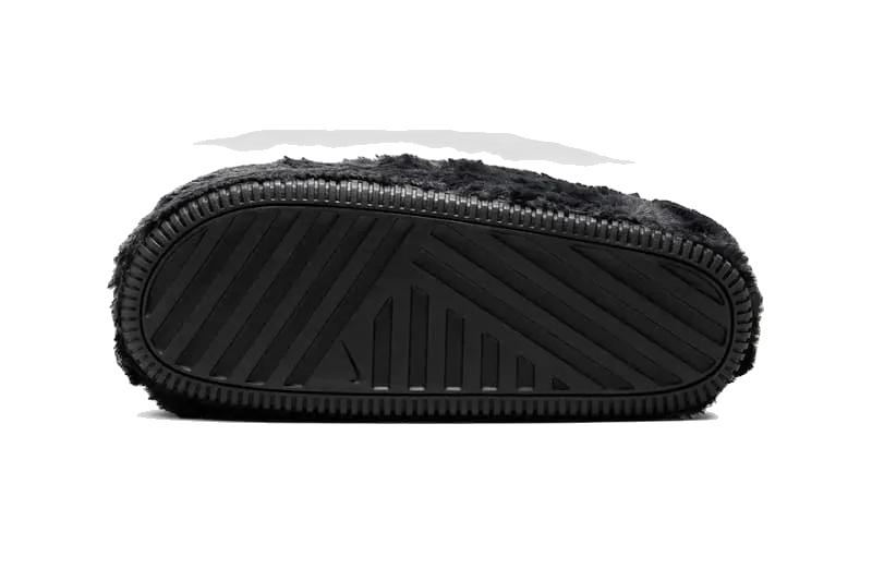 Nike Women's Calm Mule Se Shoes - Black Fur Nike Shoes Vapormax