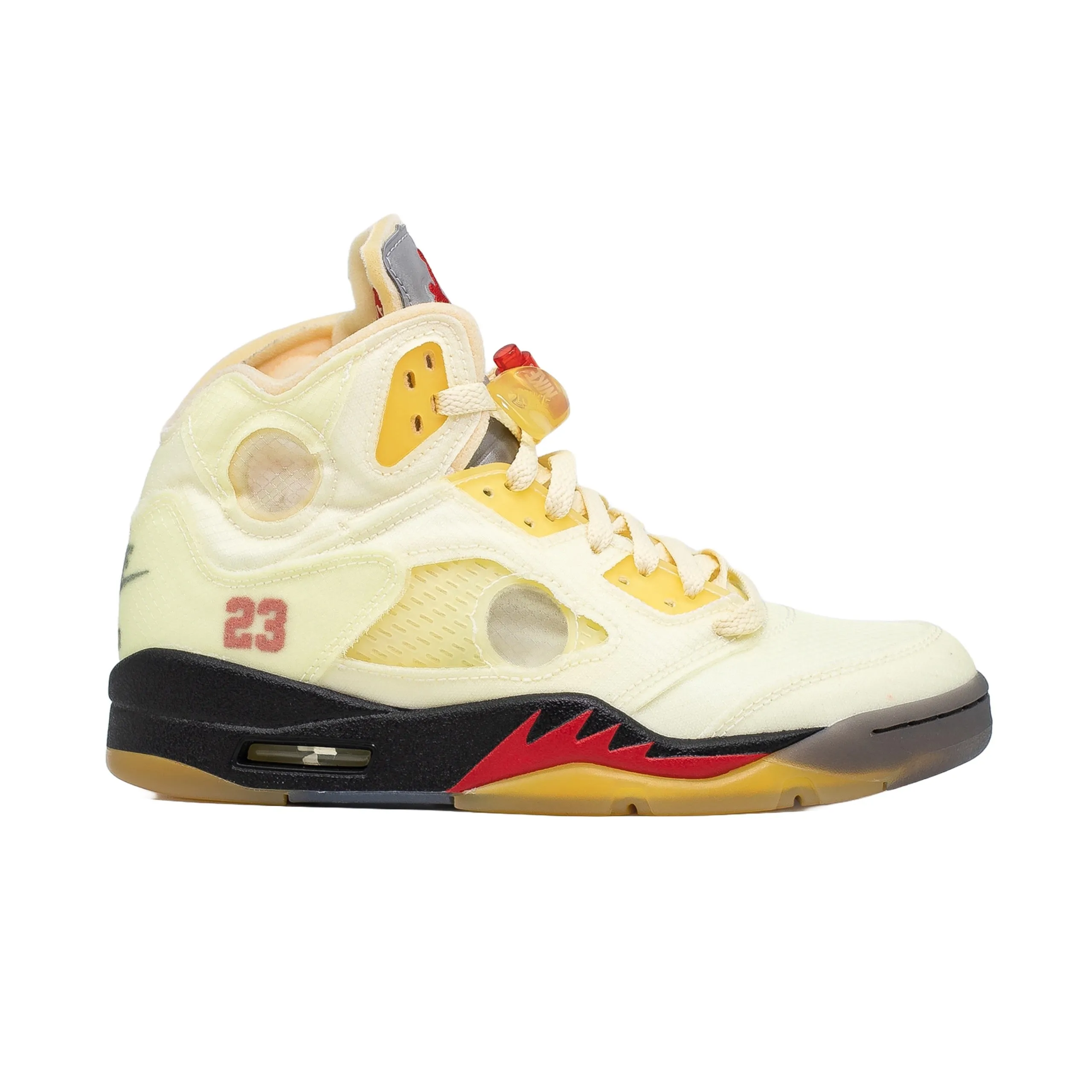 Cathy Jean Sneakers Air Jordan 5, Off-White Sail
