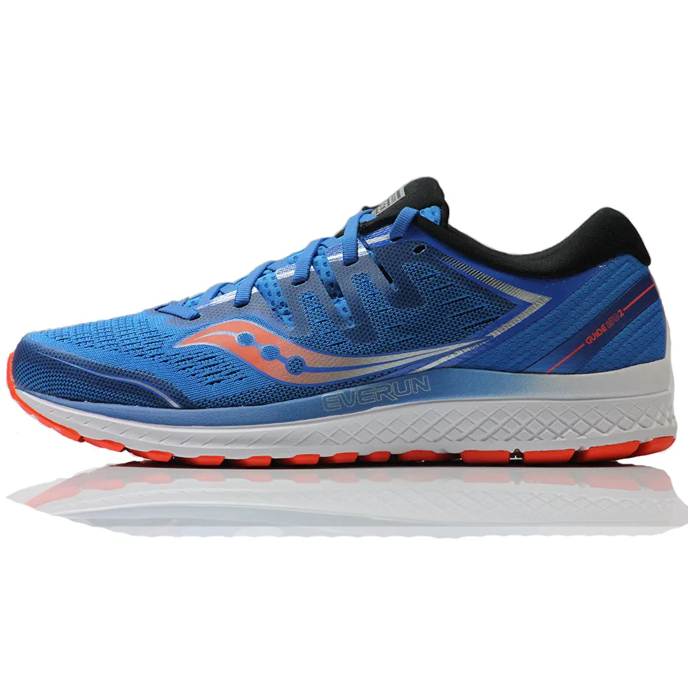 Saucony Guide ISO 2 Men's Running Shoe - Blue Orange Good Winter Running Shoes