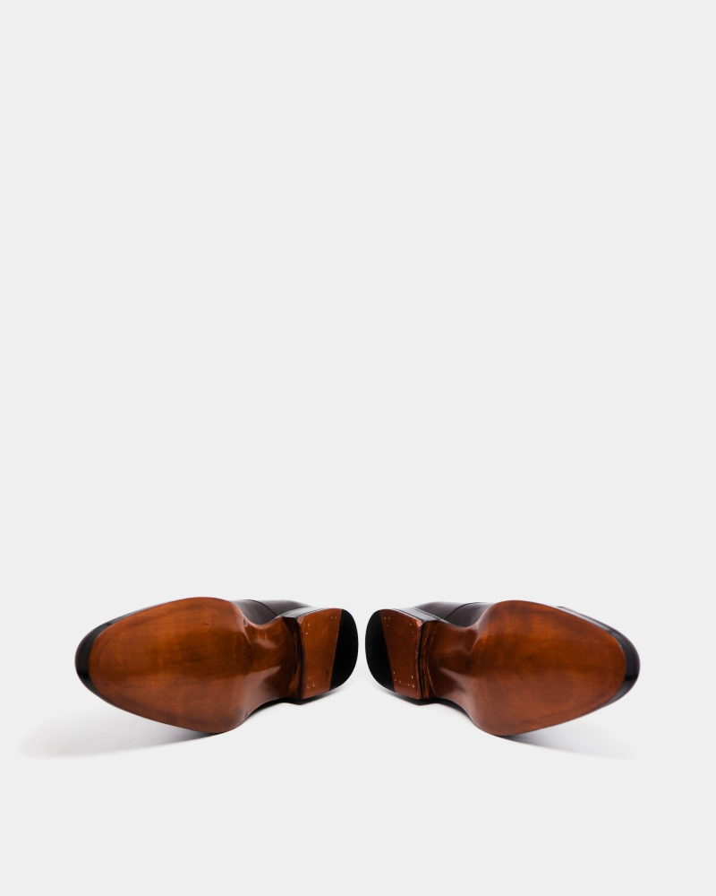 Outlet - Richard - Museum Oxblood - City Plain-toe Oxfords