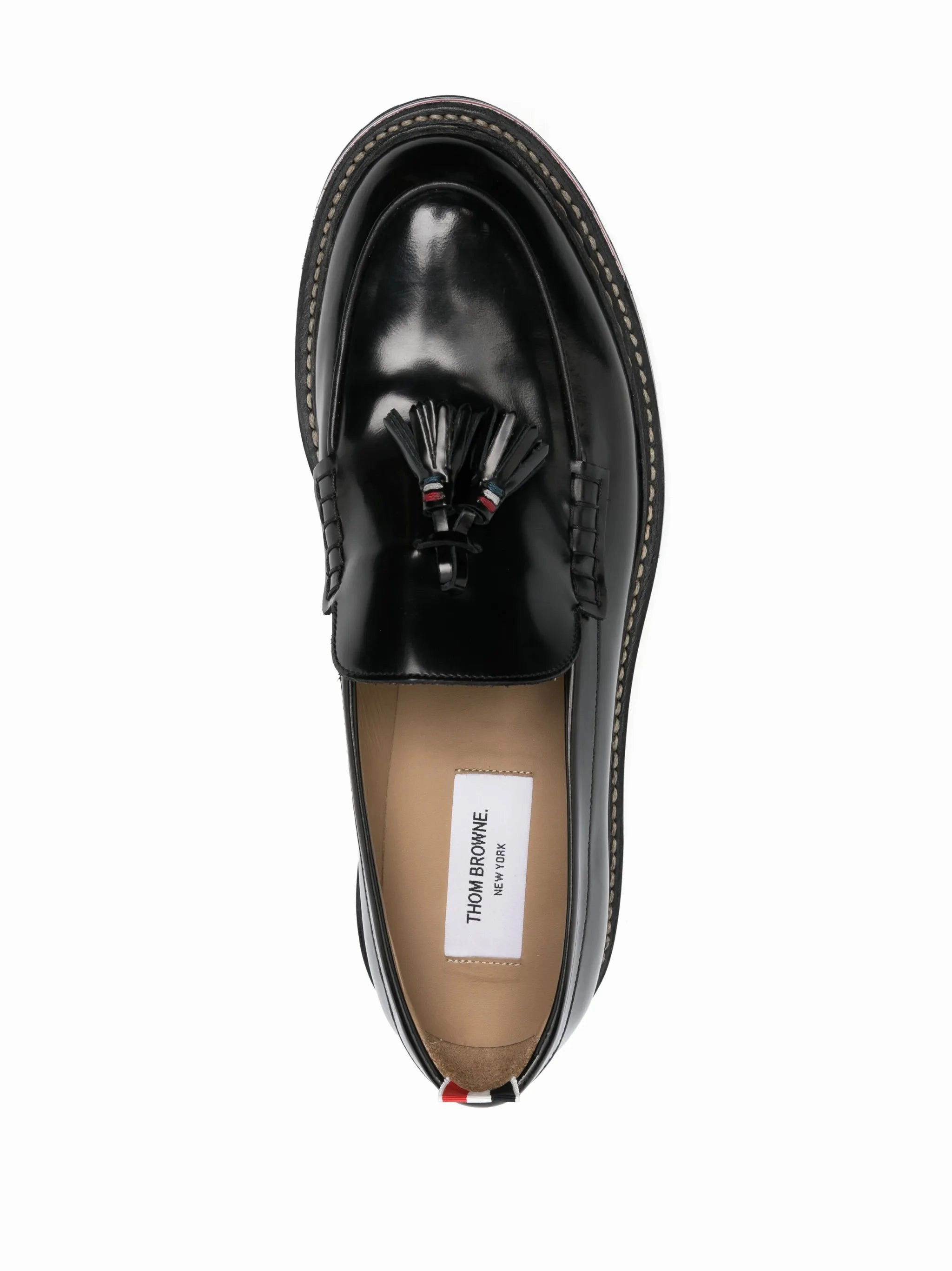 chunky tasselled leather loafers Loafers With Trousers