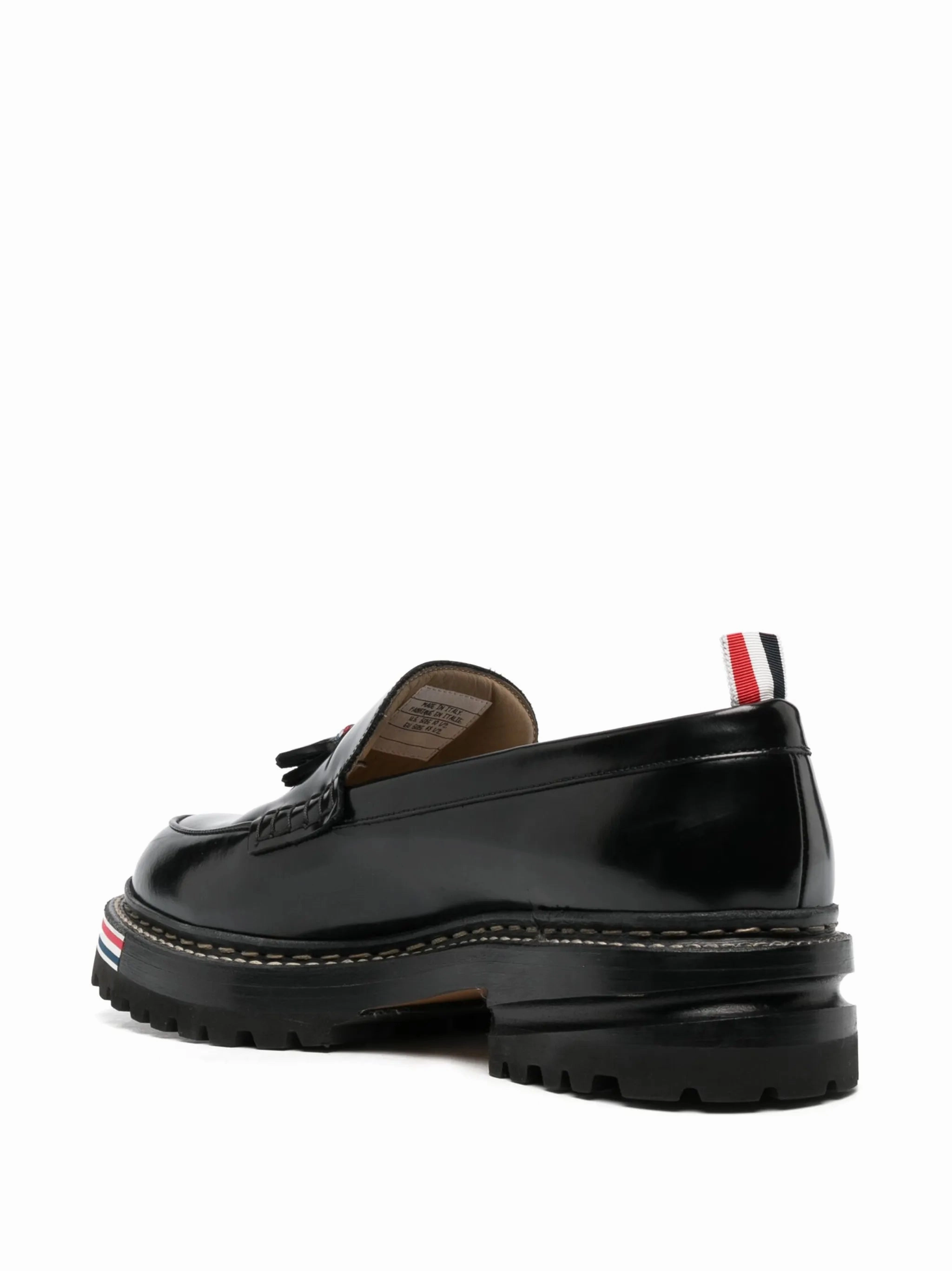 chunky tasselled leather loafers Flatform Loafers