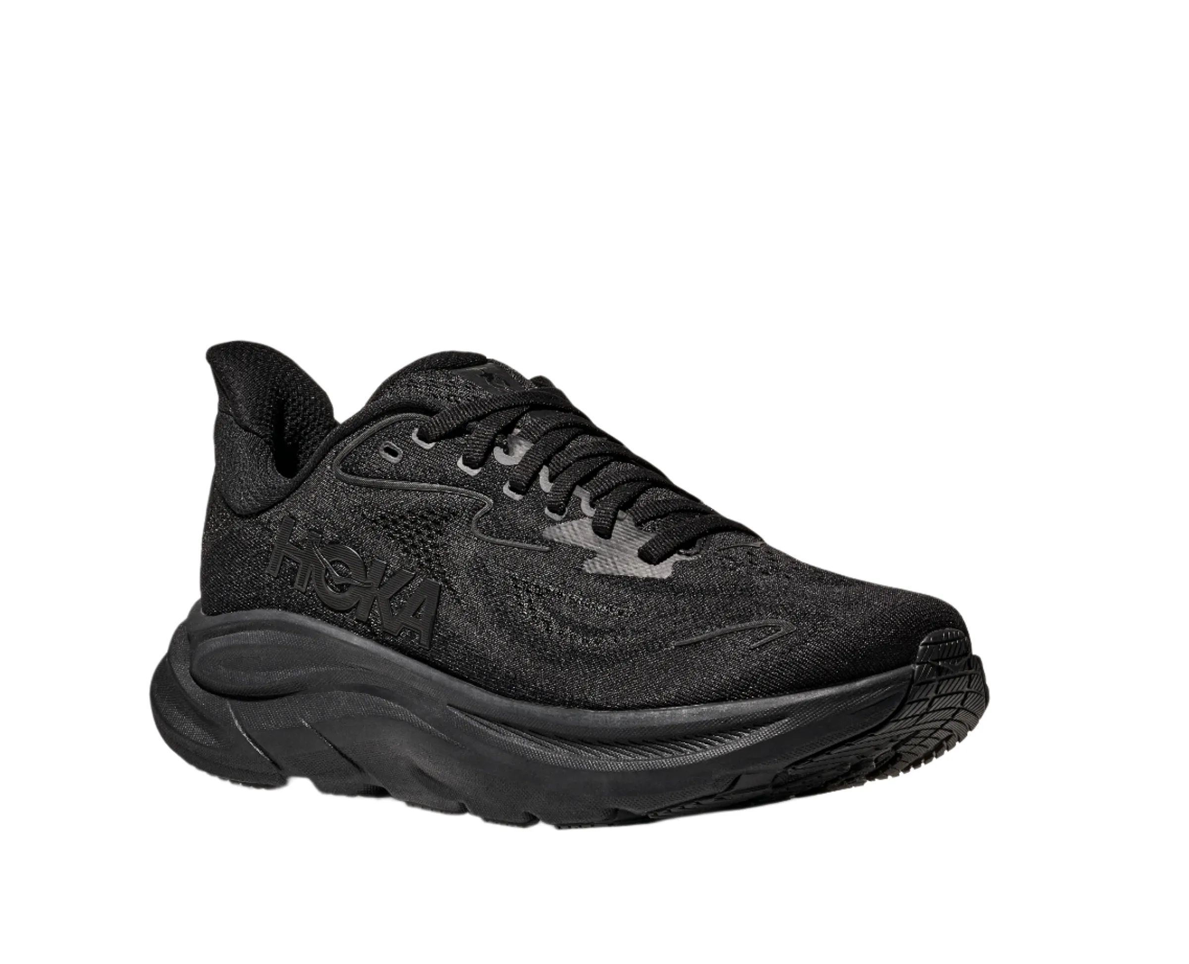 Shoes Hurting My Feet HOKA Men's Clifton 10 Cushioned Running Shoe - Black/Black