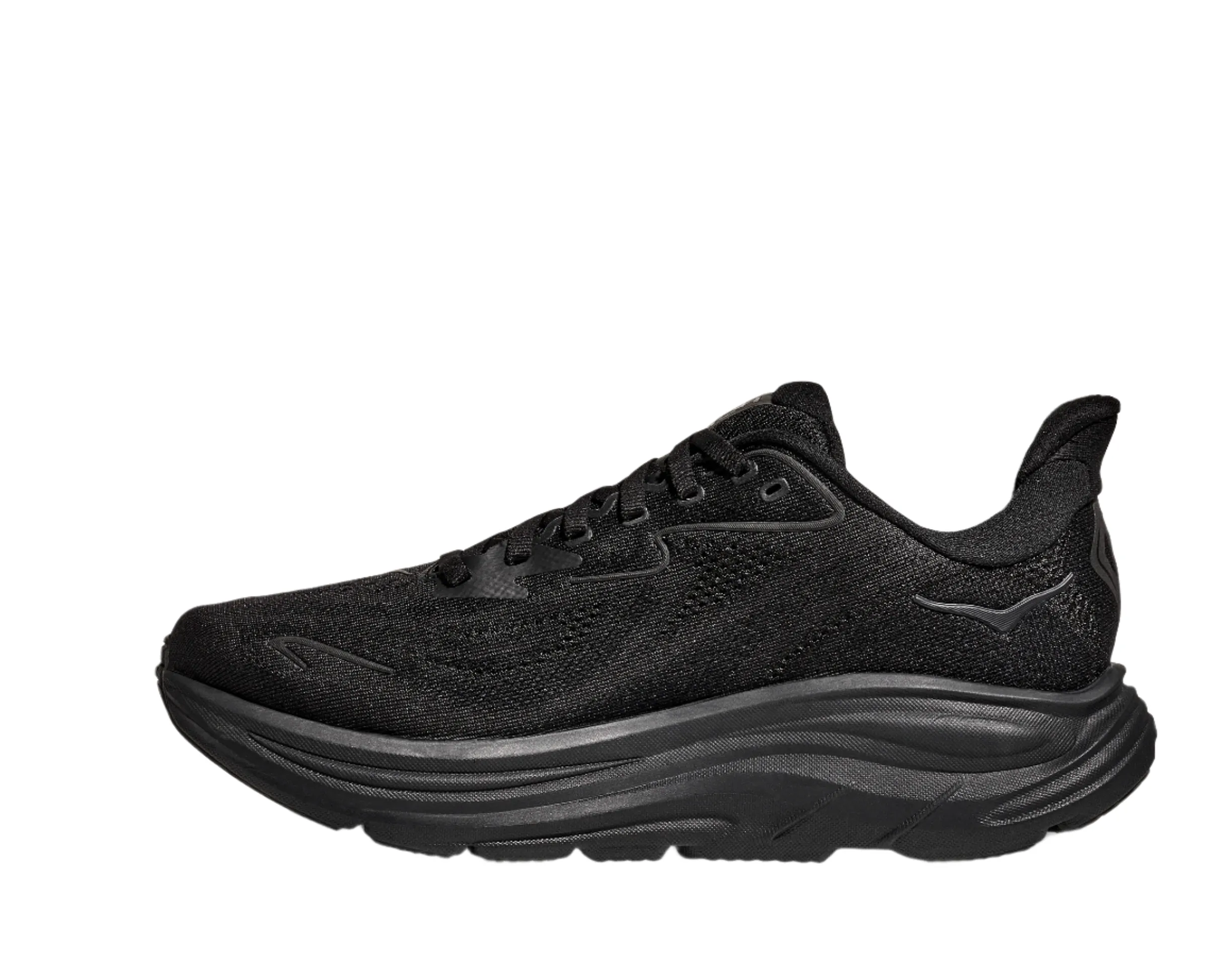 HOKA Men's Clifton 10 Cushioned Running Shoe - Black/Black Different Models