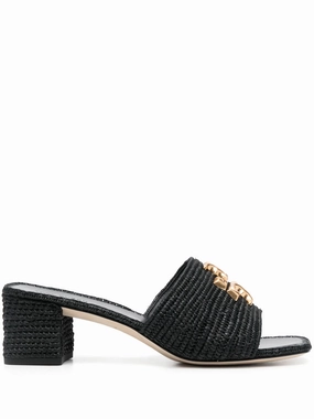 Fake Sandals 60mm Eleanor raffia sandals