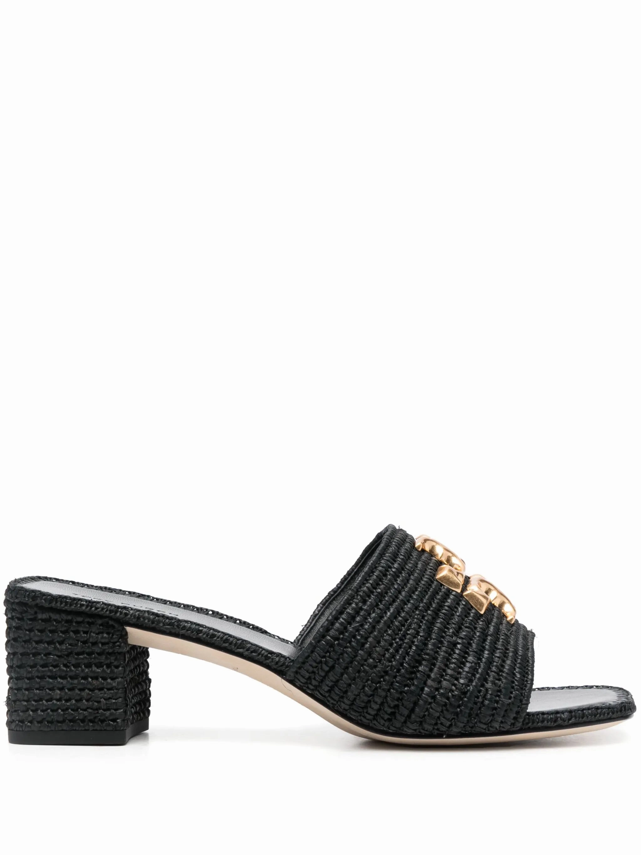 Comfort Dress Sandals 60mm Eleanor raffia sandals
