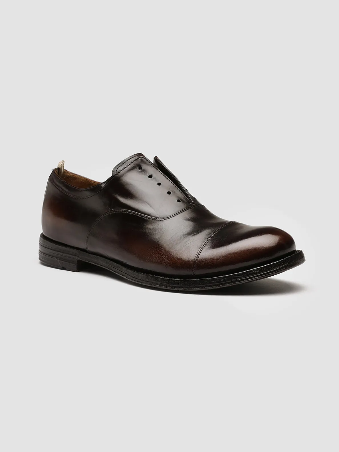 ANATOMIA 015 - Brown Leather Oxford Shoes Zerogrand Stitchlite Oxford