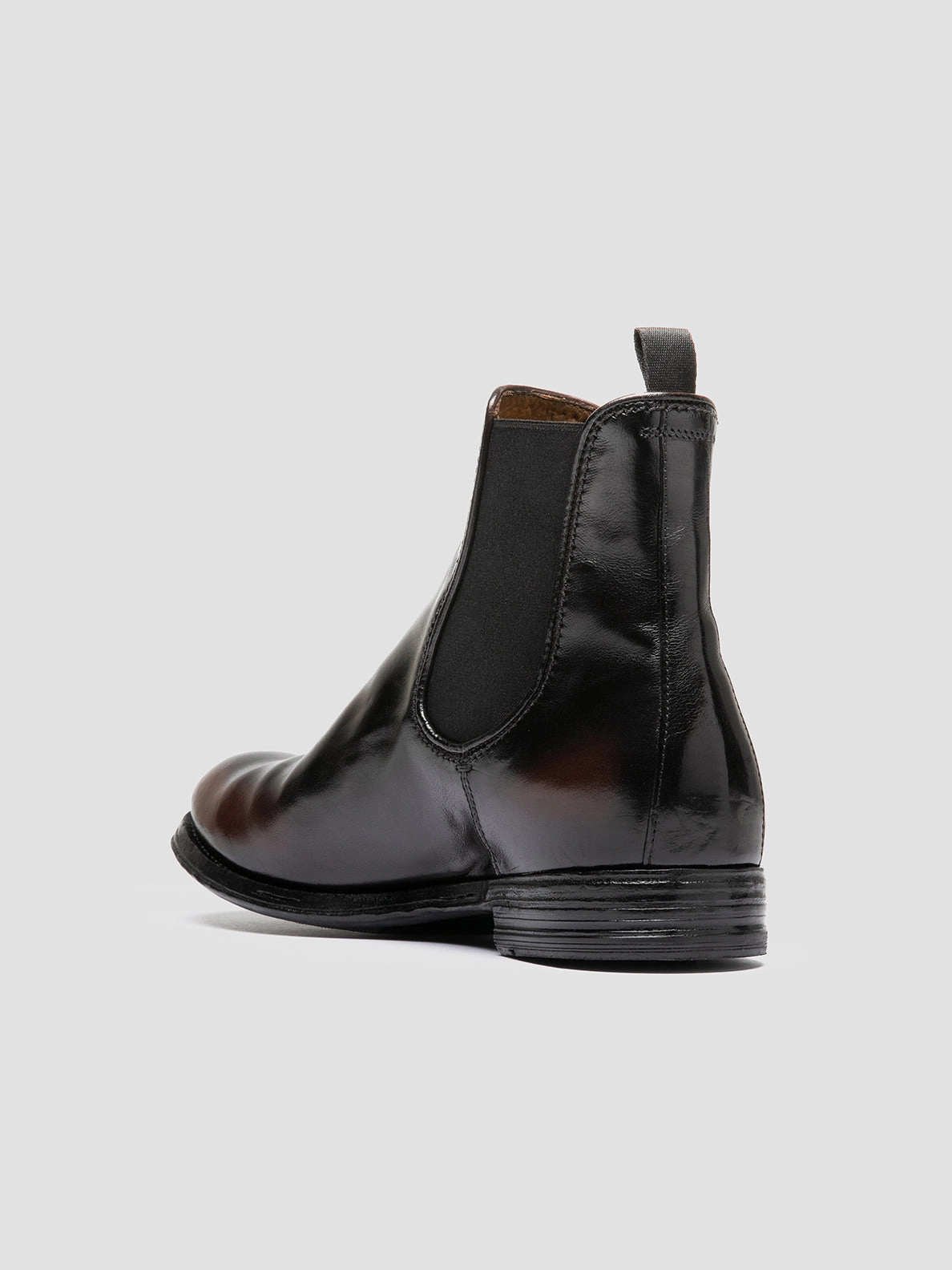 ANATOMIA 083 - Brown Leather Chelsea Boots Jeans And Boots