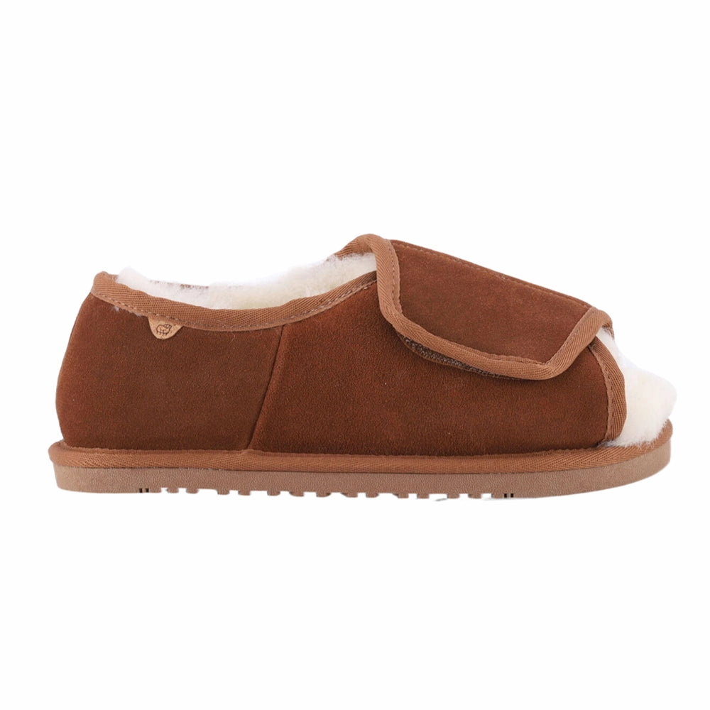 APMA Wide Open Toe Slip On Slippers Uptempo Slides