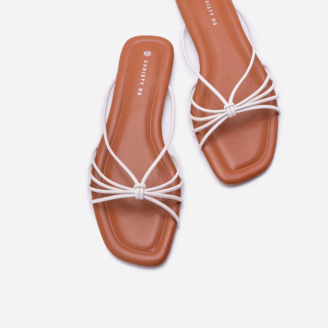 Areti Strappy Sandals Gold Leather Sandals