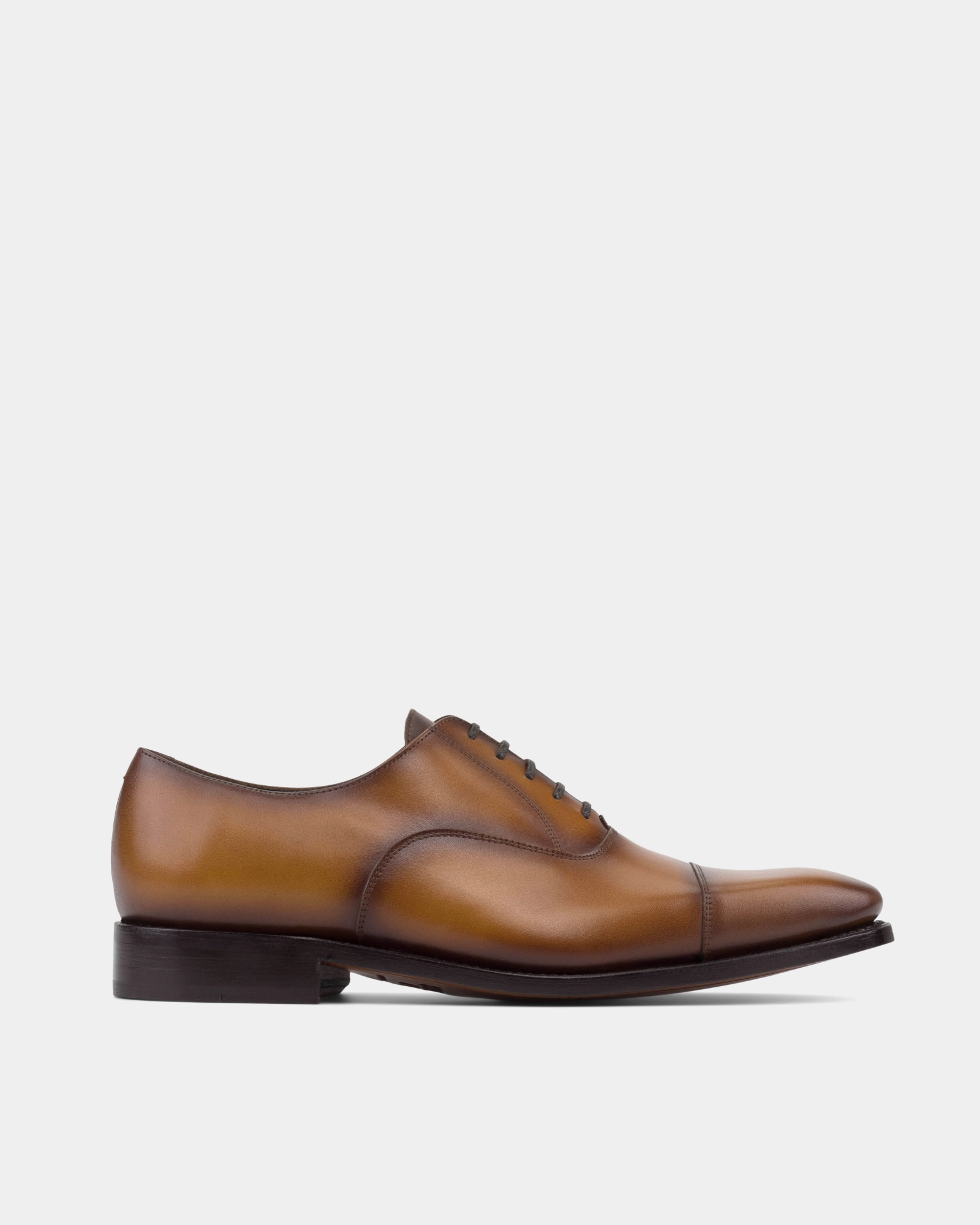 Ashford Tobacco Cap Toe Oxford with Half-Rubber Soles - 722 Everyday Oxfords